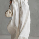 Elegant Urban Belted Sleeveless Wide-Leg Jumpsuit