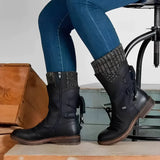 Louisa - Elegant winter boots with orthopaedic support for women in warm wool