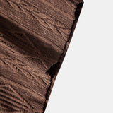 Geometric Jacquard Cuban Shirt