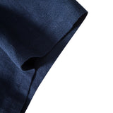 Button-Up Shirt in Linen and Rayon Blend