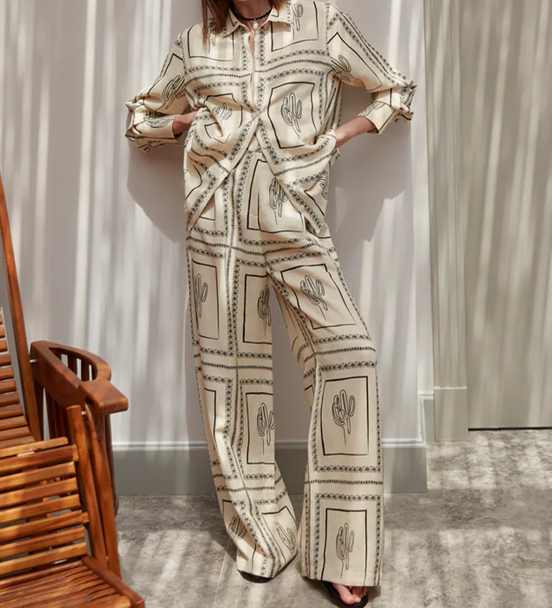 Alira™ - Abstract Comfy Two-Piece Set