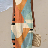 Iris™ Geometric Midi Dress