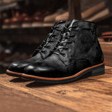 Stylish Men's Clyde Orthopedic Leather Boots for Ultimate Comfort