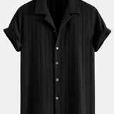 Textured Jacquard Cuban <tc>S</tc>hirt