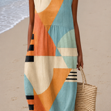 Iris™ Geometric Midi Dress