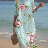 Mara™ - Elegant Floral Dress