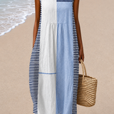 Claire - Women’s Sleeveless Relaxed Fit Midi Dress