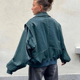 Ruby™️ - Oversized Leather Jacket