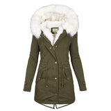 Louise - Elegant long winter coat for women