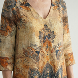 Damon | Gentle Floral Midi Dress