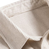 Corduroy Button Short Sleeve Shirt