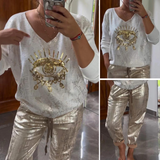 Mia™ - Fashionable Sequin Two-Piece