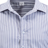 Long Sleeve Striped Button-Up Shirt