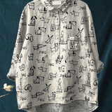 Ivy | Women's Cute Dog Print Casual Shirt