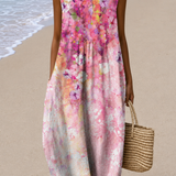 Alice - Women’s Sleeveless Relaxed Fit Midi Dress