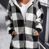 Grace™ - Checkered Oversized Jacket