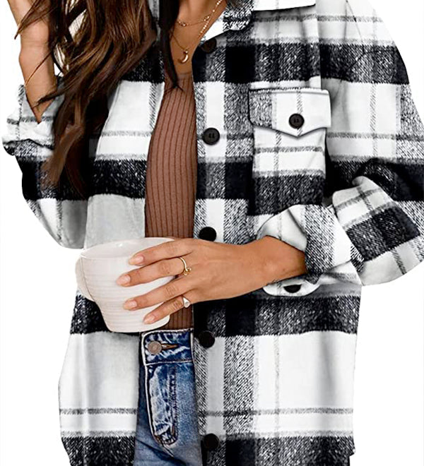Bella™ Long Sleeve Plaid Flannel