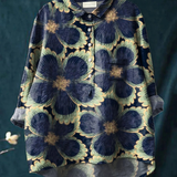Jessica | Women's Vintage Floral Art Print Casual Shirt