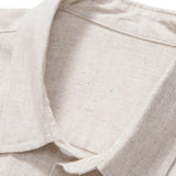 Button-Up Shirt in Linen and Rayon Blend