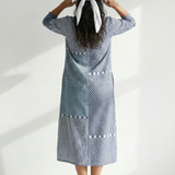 Nolan | Fit Patchwork Midi Dress