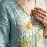 Elliot | Light Daisy Midi Dress
