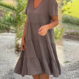 Elsie™ - Elegant Cotton Summer Dress