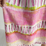Calla | Easy Flow Patterned Stripe Midi Dress