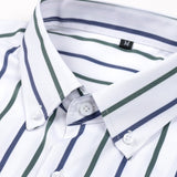 Long Sleeve Striped Button-Up Shirt