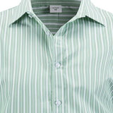Long Sleeve Striped Button-Up Shirt