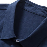 Button-Up Shirt in Linen and Rayon Blend