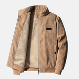 Luca Moretti | Ribbed Zip Jacket For Men