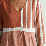 Remy | Easy Mixed Stripe Midi Dress