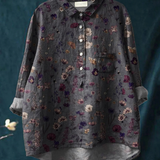 Florence | Women's Floral Art Print Casual Shirt