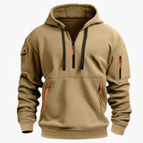 Mason Whitaker | Utility Half-Zip Hoodie For Men