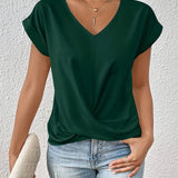 Cleo™ Classic t shirt with v neckline