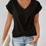 Cleo™ Classic t shirt with v neckline
