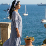 Nolan | Fit Patchwork Midi Dress