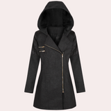 KEISY - Elegant Women's Hooded Jacket for a Chic Appearance