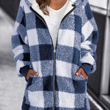 Grace™ - Checkered Oversized Jacket