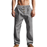Owen Mitchell | Relaxed Linen-Blend Beach Trousers For Men