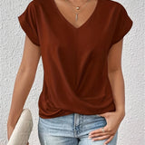 Cleo™ Classic t shirt with v neckline