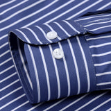 Long Sleeve Striped Shirt with Buttons