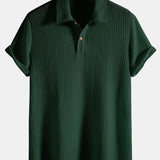 Knitted Waffle Polo