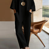 Emmy™ Elegant Short-Sleeve Jumpsuit