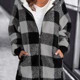 Grace™ - Checkered Oversized Jacket