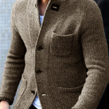 Luca Bellamy | Tailored Knit Button Jacket For Men