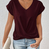 Cleo™ Classic t shirt with v neckline