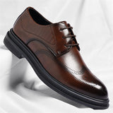 Verona Leather Brogue Dress Shoes
