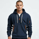 Mason Whitaker | Utility Half-Zip Hoodie For Men