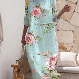 Mara™ - Elegant Floral Dress